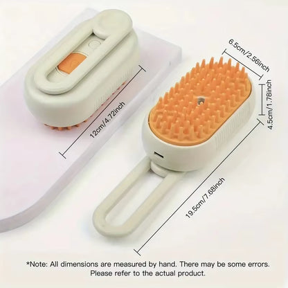 Pet Cleaning Spray Comb, Pet Undercoat Hair Removal Slicker Brush for Dog and Cat Grooming Tool