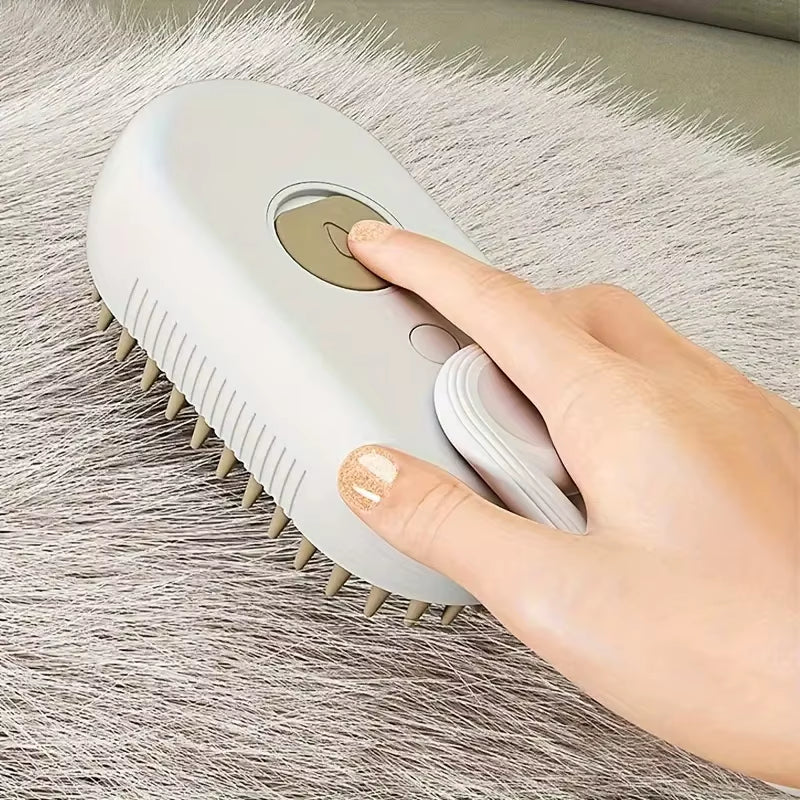 Pet Cleaning Spray Comb, Pet Undercoat Hair Removal Slicker Brush for Dog and Cat Grooming Tool